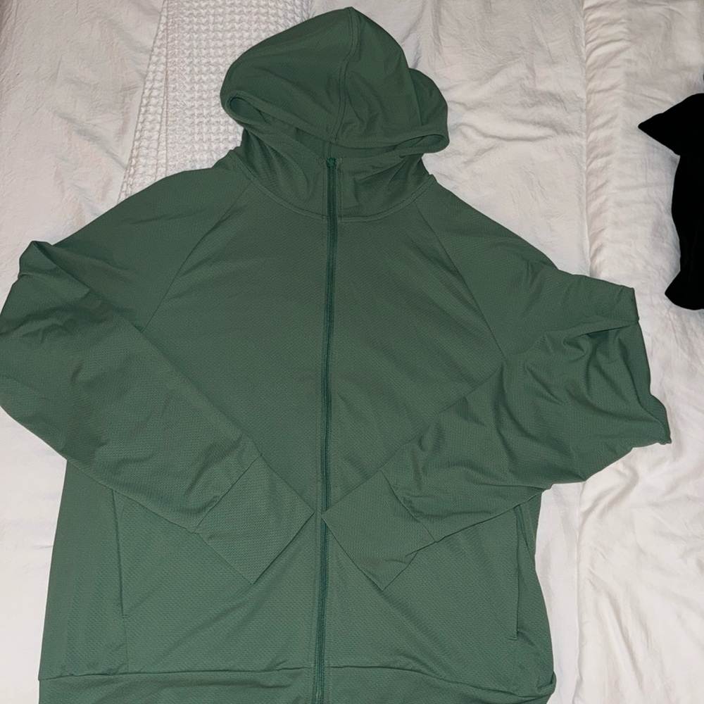 UNIQLO - UV SHIELD - MENS - ATHLETIC HOODED ZIP UP